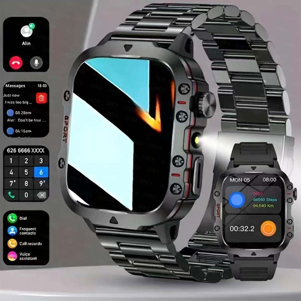 Smartwatch Custom - ساعة ذكية جديدة 2026 مع إضاءة