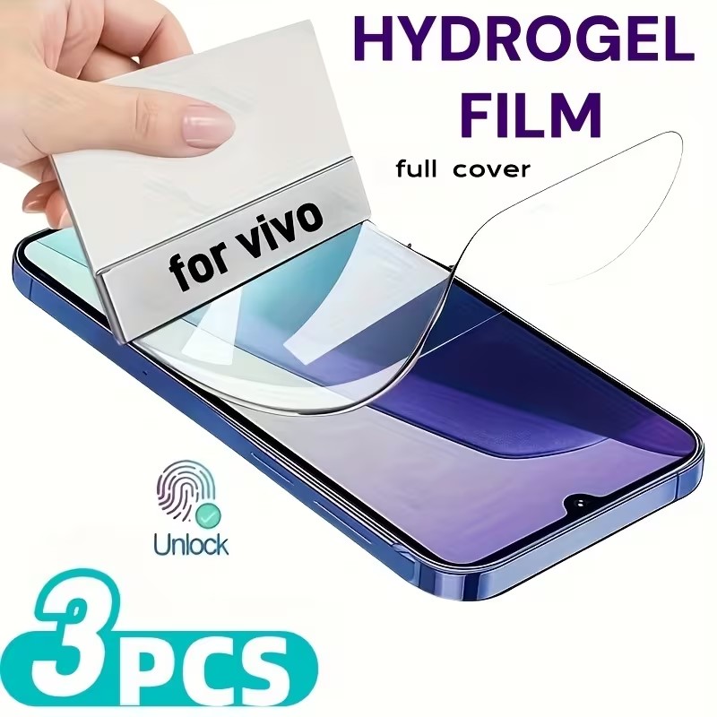 Vivo V40 - 3 قطع من واقي الشاشة لهواتف