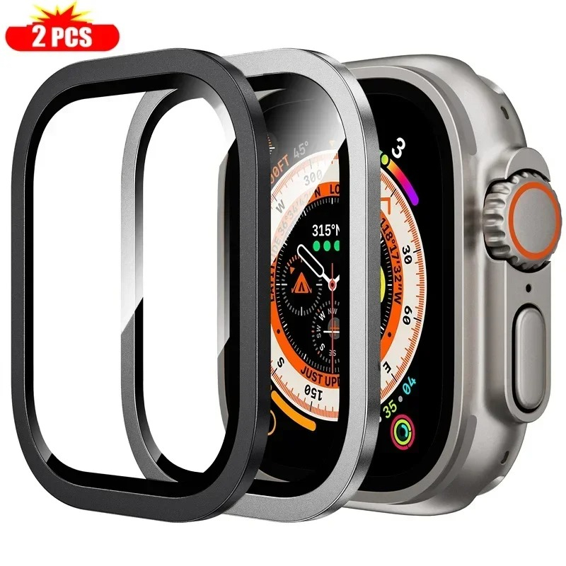 2 قطعة الزجاج المقسى لساعة أبل - مراجعة Smartwatch Straps & Accessories وسعره