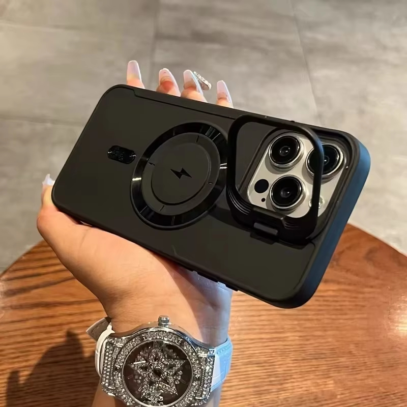 حامل جديد مع مسند لهاتف آيفون  - مراجعة Magnetic Charging Stand وسعره