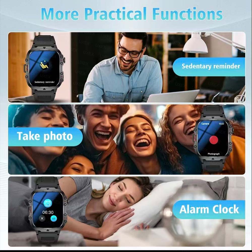 ساعة ذكية جديدة 2026 مع إضاءة  - مراجعة Smartwatch Custom وسعره