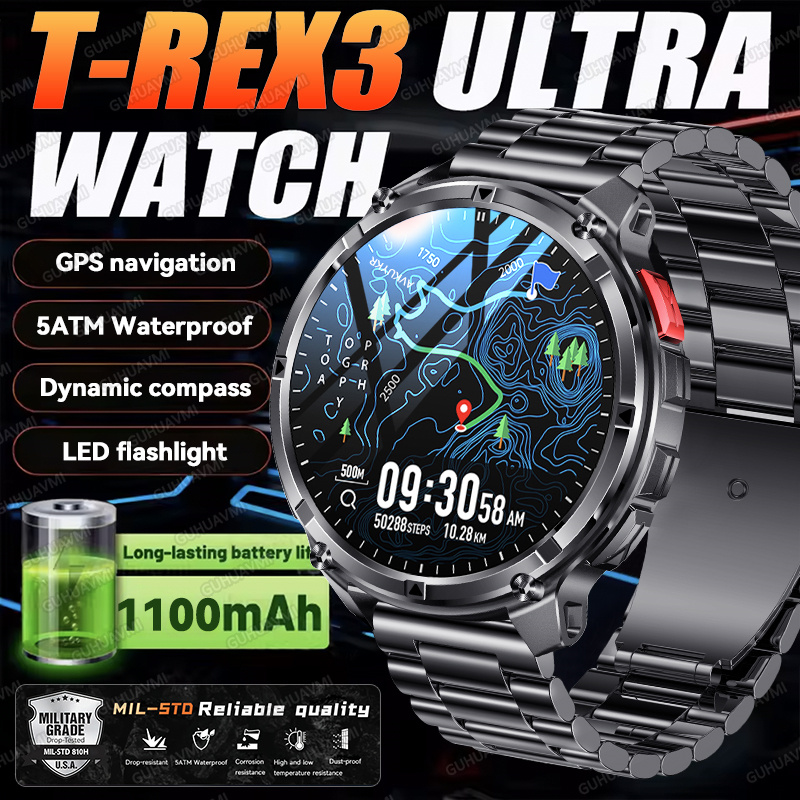 2026 جديد T-Rex3 Ultra 1100Mah - مراجعة Smartwatch Store وسعره