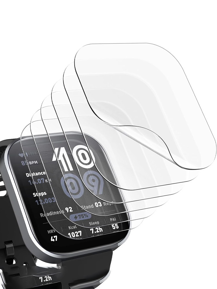 واقي شاشة لهاتف Amazfit bip 6  - مراجعة Smartwatch Straps & Accessories وسعره