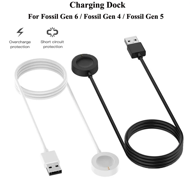 1 متر USB المغناطيسي شاحن سريع - مراجعة Fossil Smartwatch Accessories وسعره
