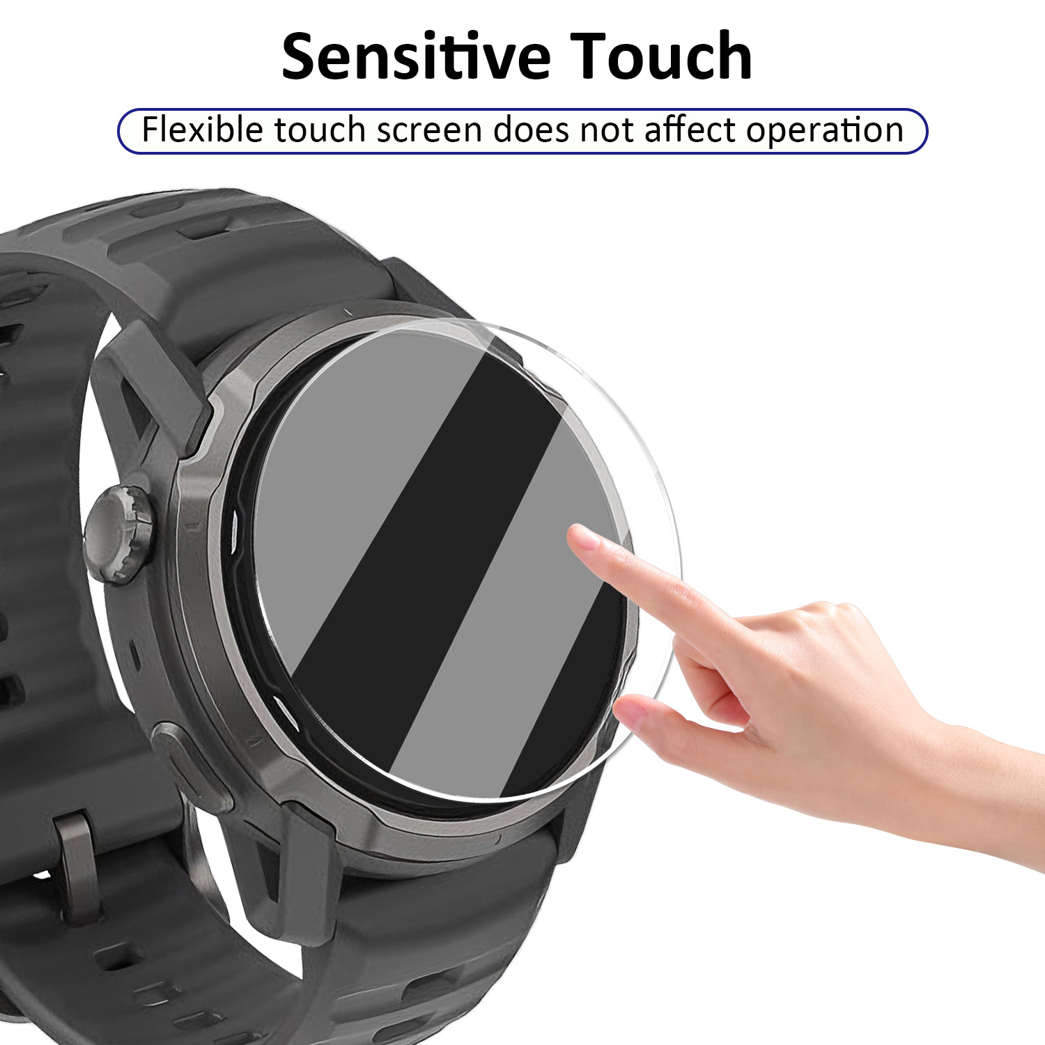 قطعتان من واقيات الشاشة لساعة  - مراجعة Watch Face Protector وسعره